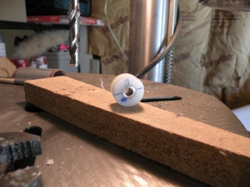 Completed stop with spacer installed.