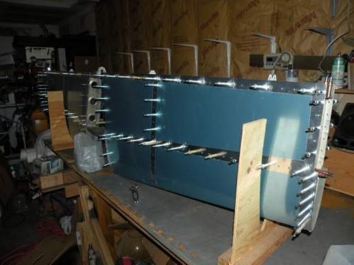 HS completely assembled. Ready to rivet after removing rear spar.