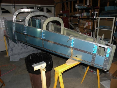 Center and aft sections aligned and clecoed.