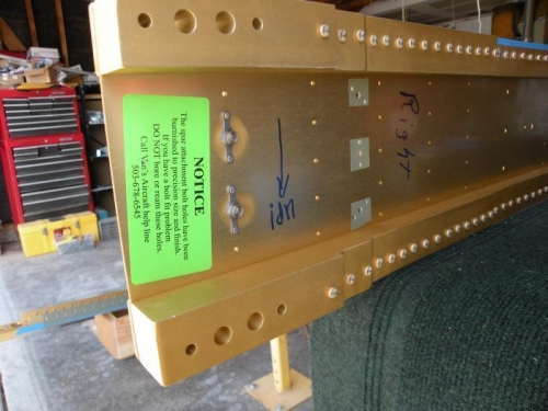 Shot and bucked center section attach nutplates. Also pimed inboard z-bracket nutplates.