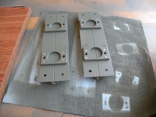 Tiedown/spacer bars complete.