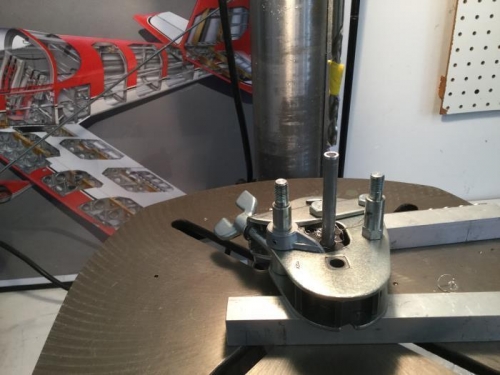 Partially disassembled flaring tool holds nicely.