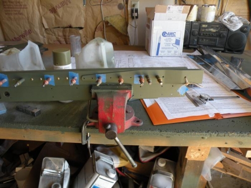 Ready to rivet the spar doublers... NOT!