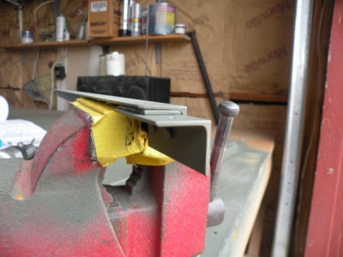 Spacer required for the aft attach angle for the forward skin stiffener.