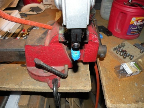 Finally, a setup that easily and reliably gets the dimples in the narrow end of tapered ribs.