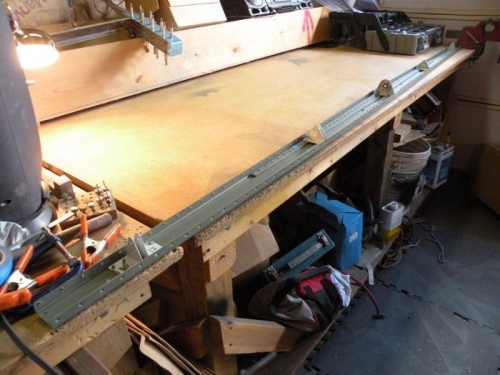 HS main spar complete with reinforcement bars and elevator hinge brackets.