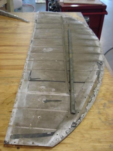 Left elevator bottom w/tube.