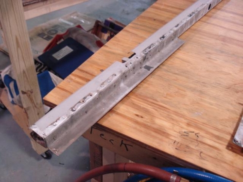 Spar with old huge doubler.