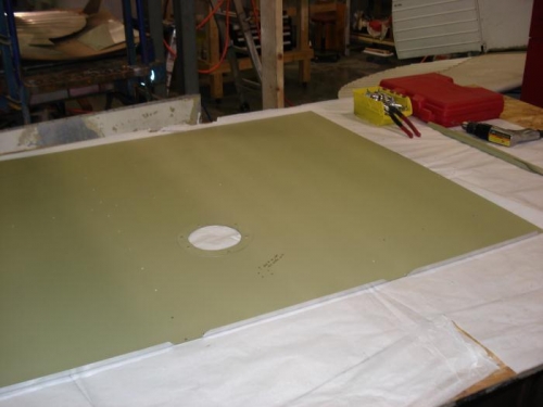 Wing skin nearly complete.