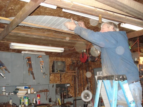 Ken gets more parts from the loft.