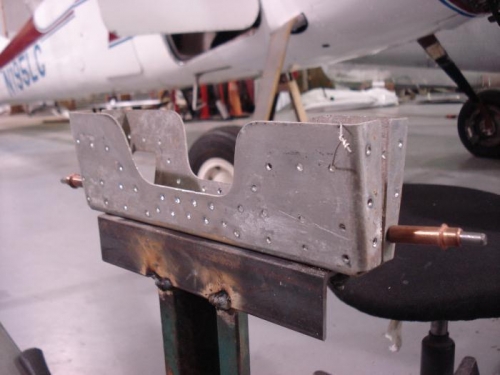 Center section only thing still on jig.