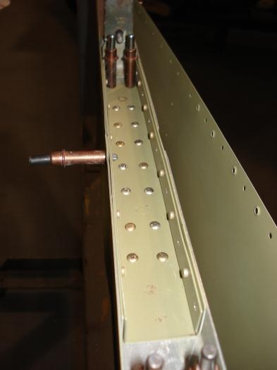 Spar repair riveted.