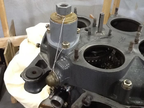 Torqued and safetied.