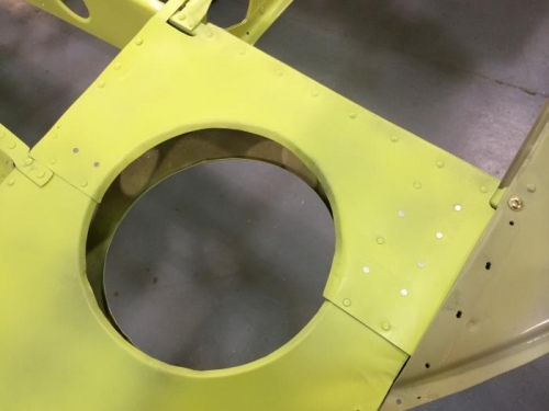 Additional rivets to comply with 43-13.