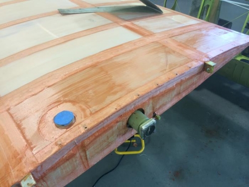 Tinnerman holes, top.