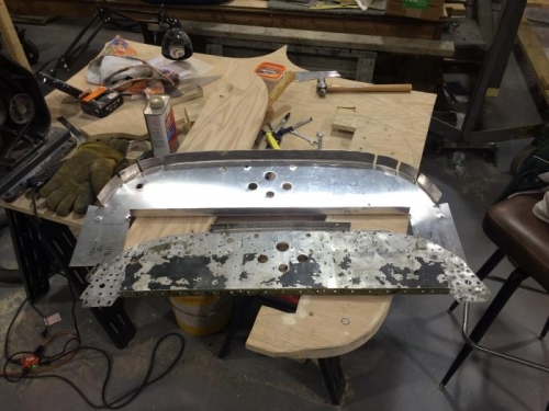 Old & new fwd bulkhead.