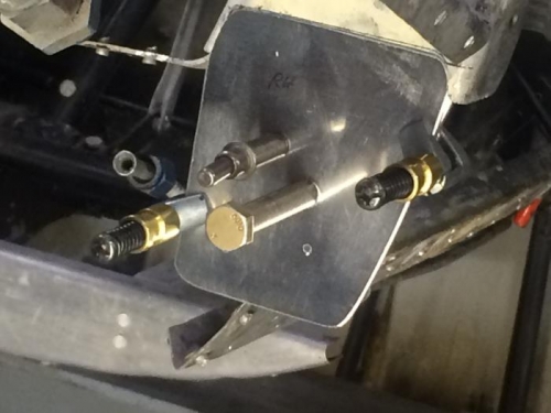 Door post repair in process.