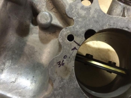 Where new idle air vent will go.