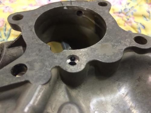 Idle vent looking in.