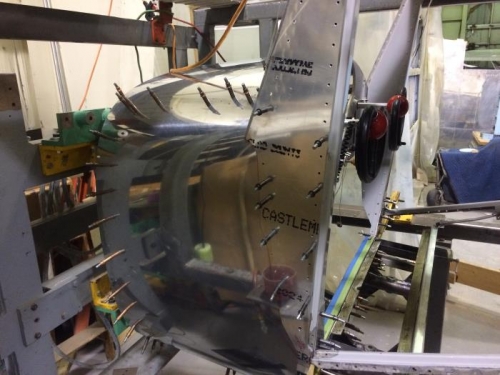 New skins test fitting.