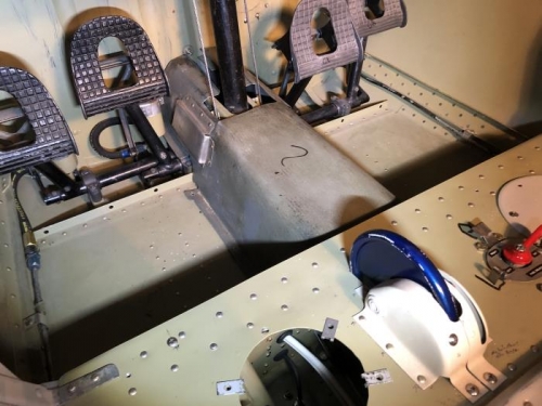 Tunnel cover dry fit.