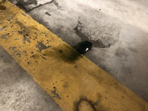 Bigger oil leak.