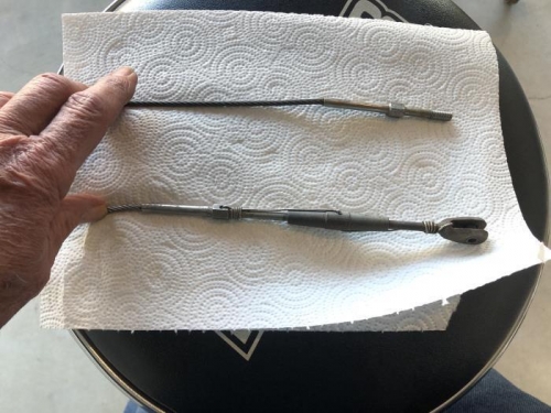 Right side cable ends.