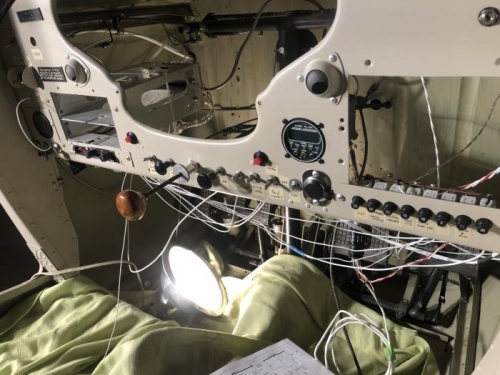 CBs and switches back in place.