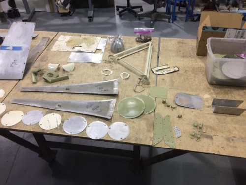 Parts needing paint.