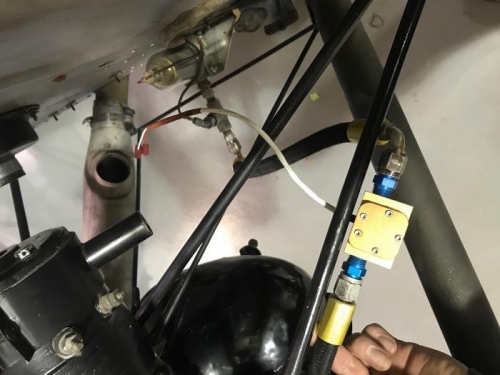 Fuel flow transducer.