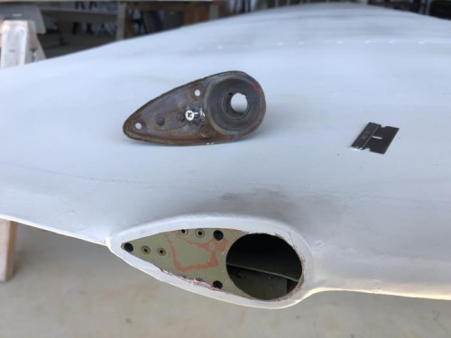 Cutting open wingtips.