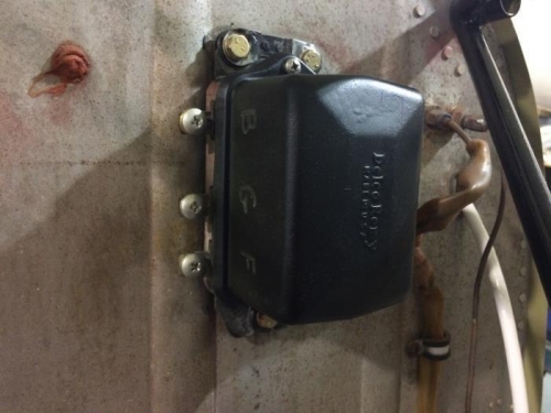 Renovated regulator.