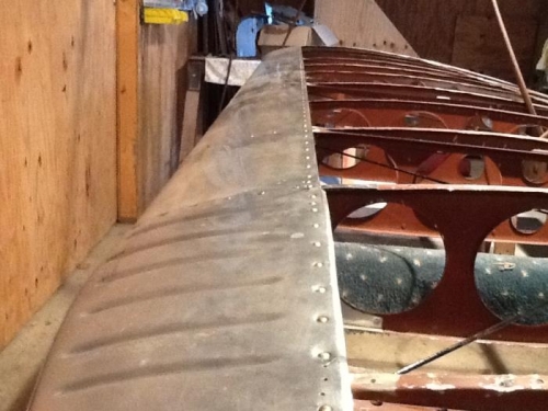 Leading edge rivets.