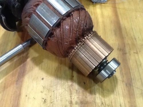 Generator w/ new bearing.