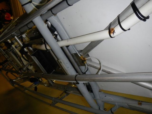 I'm going to install an inspection port to acess the brake tee.