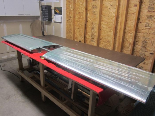 Cellophaned and ready for storage