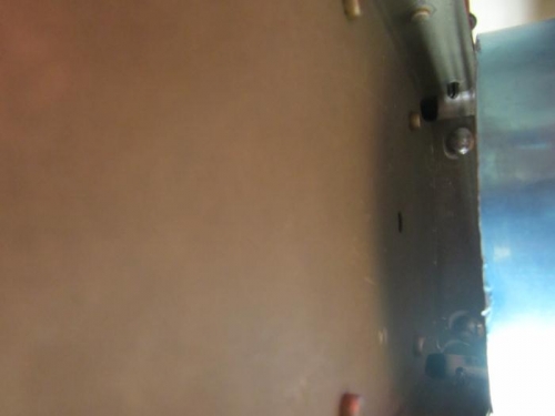 Rivets at spar (interior)
