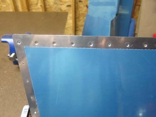 Completed first side