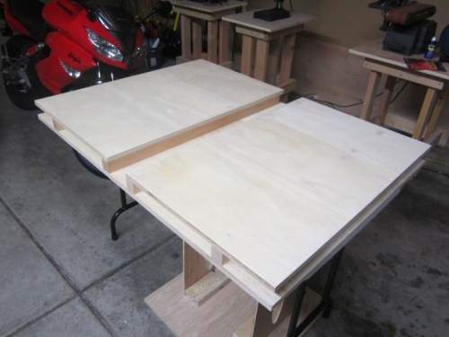 Finished dimple table