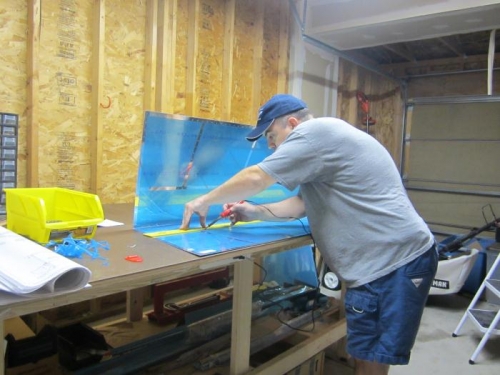 Removing plastic film