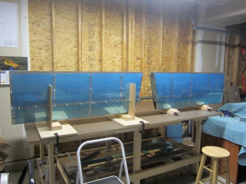 All ribs attached to spar except inboard