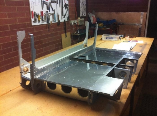 Completed baggage floor assy