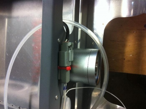 Anti colision light bracket and wiring.