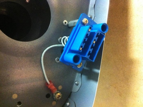 Right wing Electrical connector.