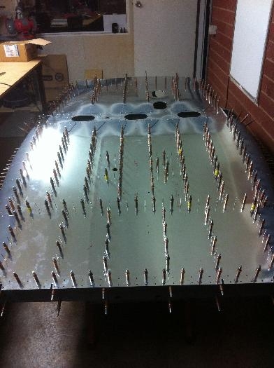 Underside fuse skin in place