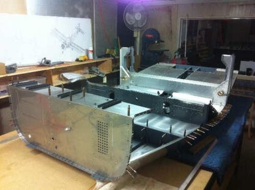 Fitted lower firewall structure