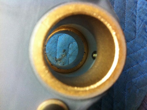 Grease nipple intrusion ok.