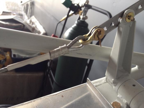 Left Rudder Cable (fore)