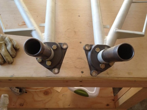 Drilled the 2 AN6 holes