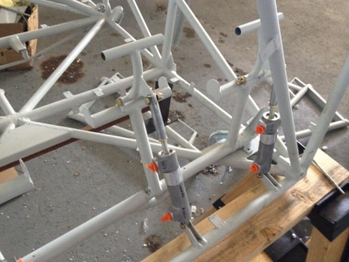 Clamped to mark and drill